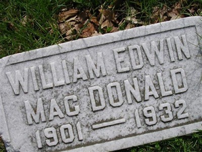 William Edwin MacDonald on Sysoon