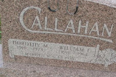William F. Callahan on Sysoon