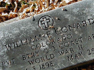 William F. Conard on Sysoon