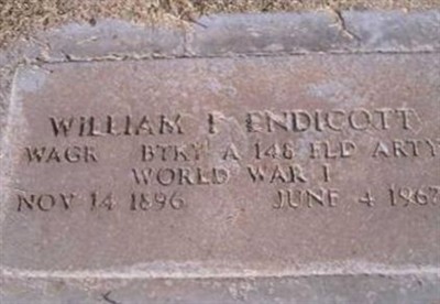 William F Endicott on Sysoon