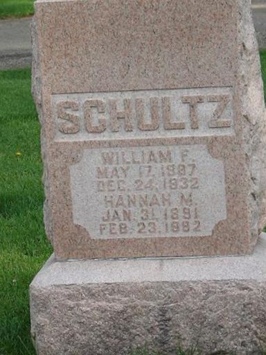 William F Schultz on Sysoon