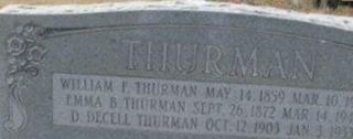 William Filmore Thurman on Sysoon