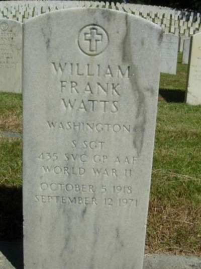 William Frank Watts on Sysoon
