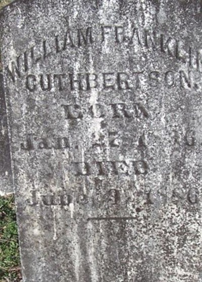 William Franklin Cuthbertson on Sysoon