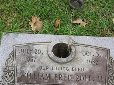 William Fred "Bebo" Rolf, II on Sysoon