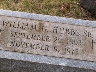 William G Hubbs, Sr on Sysoon