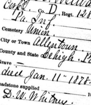 Corp William G Moyer on Sysoon