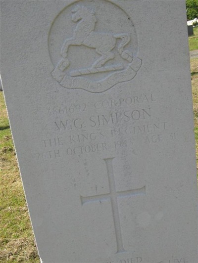 Corp William George Simpson on Sysoon