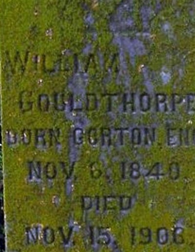 William Gouldthorpe on Sysoon