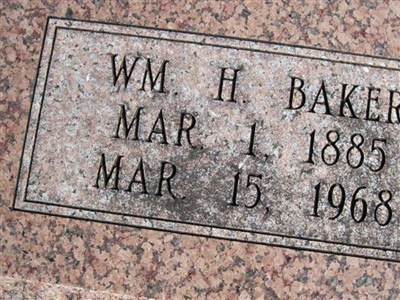 William H Baker on Sysoon
