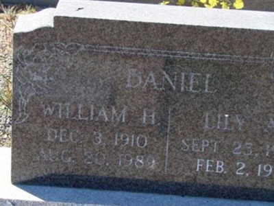 William H Daniel on Sysoon