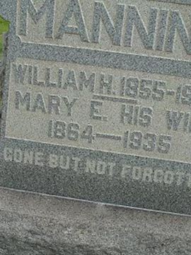 William H. Manning on Sysoon