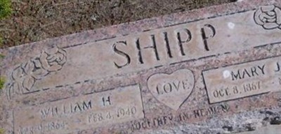 William H Shipp on Sysoon