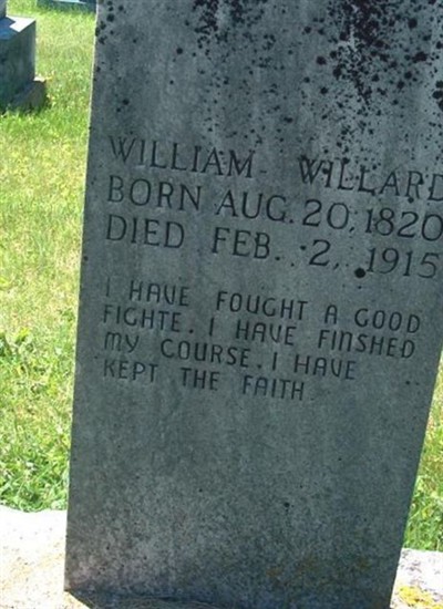 William H Willard on Sysoon