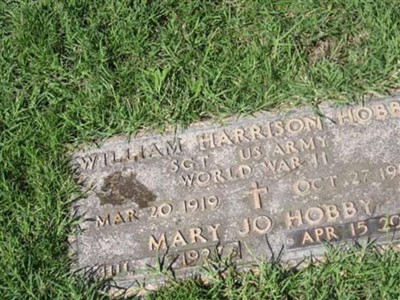William Harrison Hobby on Sysoon