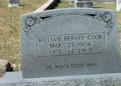 William Hervey Cook on Sysoon