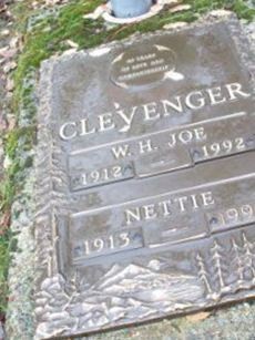 William Howard "Joe" Clevenger on Sysoon