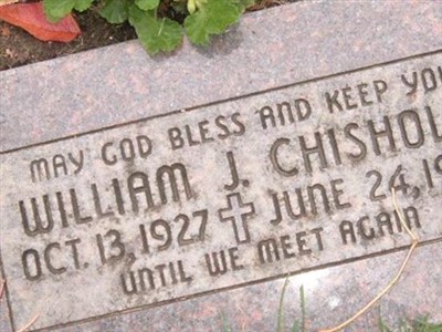 William J Chisholm on Sysoon
