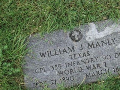 William J Manly on Sysoon