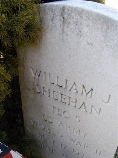 William J. Sheehan on Sysoon