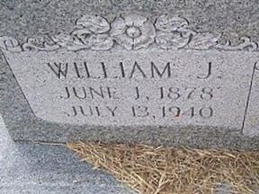 William James Jefferson Ward on Sysoon
