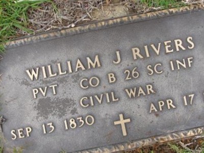 William James Rivers on Sysoon