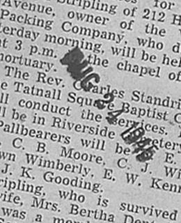 William Joseph Stripling on Sysoon