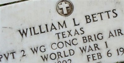 William L Betts on Sysoon