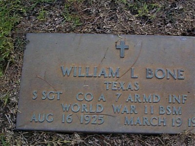 William L. Bone on Sysoon