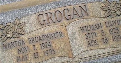 William Lloyd Grogan on Sysoon