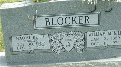 William M Blocker on Sysoon