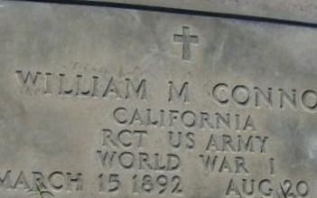 William M Connor on Sysoon