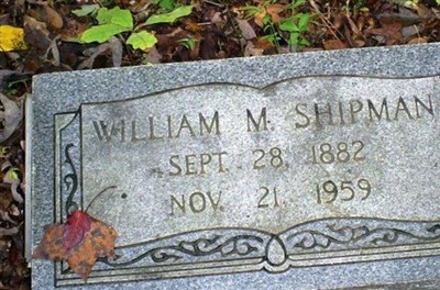 William M Shipman on Sysoon