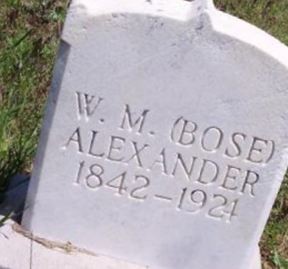 William Merin "Bose" Alexander on Sysoon