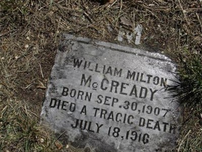 William Milton McCready on Sysoon