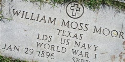 William Moss "Jim Bob" Moore on Sysoon