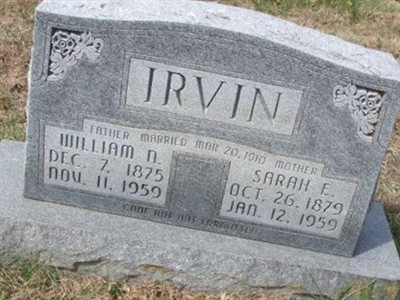 William N Irvin on Sysoon