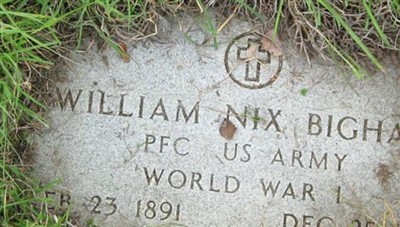 William Nix Bigham on Sysoon