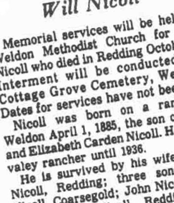 William Nolan Nichols on Sysoon