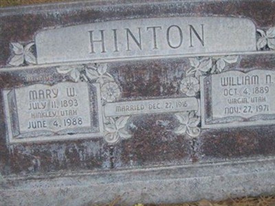 William Nutter Hinton on Sysoon