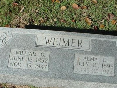 William O Weimer on Sysoon