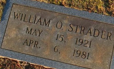 William Odell Strader, Sr on Sysoon