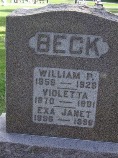 William P Beck on Sysoon