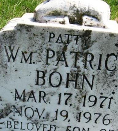 William Patrick "Patty" Bohn on Sysoon