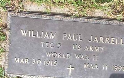 William Paul Jarrell on Sysoon