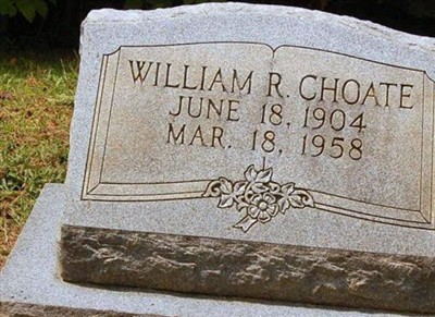 William R. Choate on Sysoon