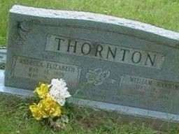 william ransom thornton on Sysoon