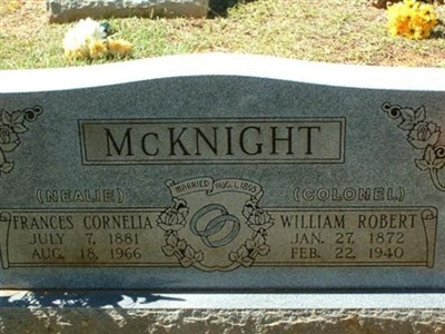 William Robert (Colonel) McKnight on Sysoon