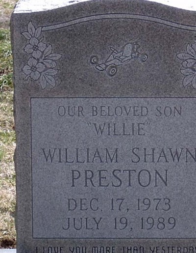 William Shawn Preston on Sysoon