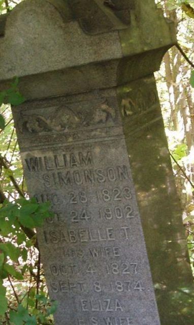 William Simonson, Find a grave on Sysoon William Simonson on Sysoon